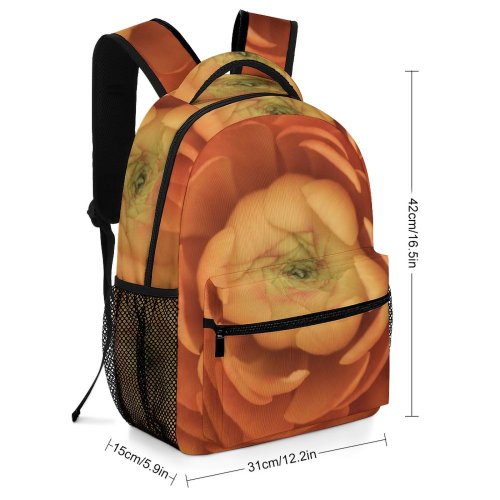 yanfind Children's Backpack  Flower Plant Rose Dahlia Niagara  Cushion Pillow Petal Petals Floral Preschool Nursery Travel Bag