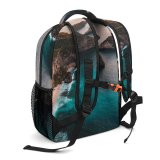 yanfind Children's Backpack Bay Coast Scenery Surf Coastline Clouds Sunset Formation  Island Beach Ripples Preschool Nursery Travel Bag