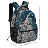 yanfind Children's Backpack Landscape Upward Fantasy Deep Pictures Outdoors Stock Grey  Monster Abstract Preschool Nursery Travel Bag