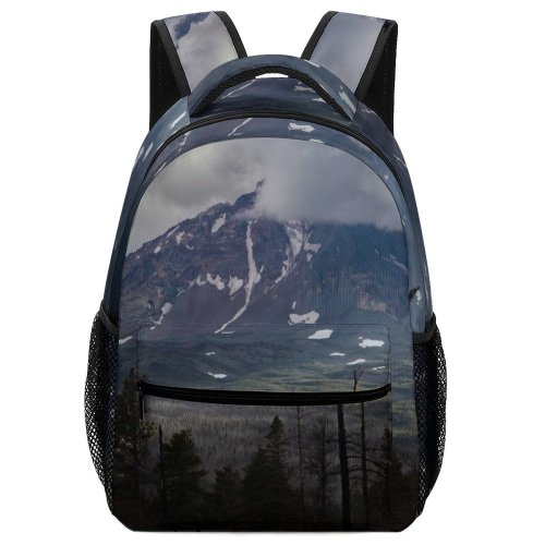 yanfind Children's Backpack Abies Range Tree Slope  Sunlight Domain Plant Fir Public Preschool Nursery Travel Bag