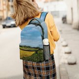 yanfind Children's Backpack Field Grassland Outdoors Countryside Farm Meadow Rural Pasture Ranch Land Scenery Grazing Preschool Nursery Travel Bag