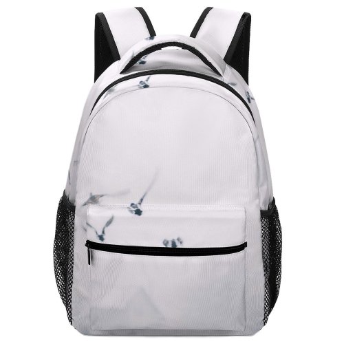 yanfind Children's Backpack Birds Snow Seagull Winter  Flying Mist Fog Cloud Blizzard Outdoors Storm Preschool Nursery Travel Bag
