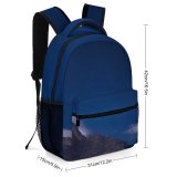yanfind Children's Backpack Exploration Rocky Scenery Clouds Landscape Evening Galaxy Astronomy Outdoors Scenic Starry Preschool Nursery Travel Bag