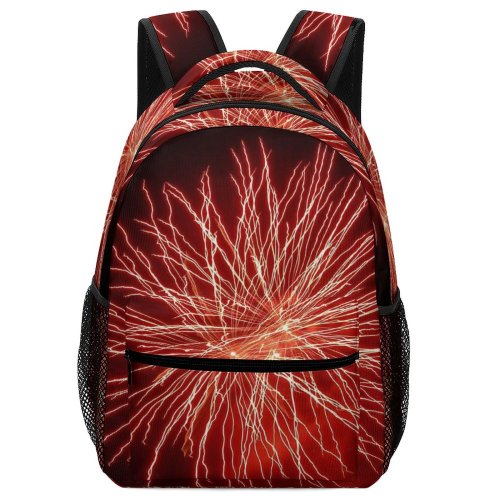 yanfind Children's Backpack Fireworks Year Explosion Events Party Midnight Darkness Diwali Festival Light Preschool Nursery Travel Bag