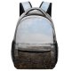 yanfind Children's Backpack Fog Outdoors Mist Grey Ground Foggy Morning Corn Field Farm Misty Plant Preschool Nursery Travel Bag