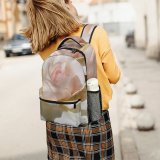 yanfind Children's Backpack Flower Rose  Plant Summer Spring Blush Pretty Macro Upclose Petal Public Preschool Nursery Travel Bag