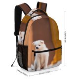 yanfind Children's Backpack Miniature Pet Funny Outdoors Street Portrait Dog Cute Little  Travel Puppy Preschool Nursery Travel Bag