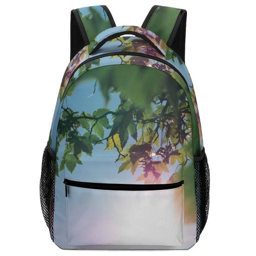 yanfind Children's Backpack Frogner Park Oslo Norway Sunlight Sunshine Sky Leaves Tree  Flora Flower Preschool Nursery Travel Bag
