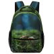 yanfind Children's Backpack  Focus Botany Forest Depth Grass Field Mushrooms Growth Bokeh Fungi Ecology Preschool Nursery Travel Bag