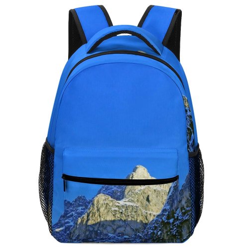 yanfind Children's Backpack Abies Scenery Range Tree Slope  Plant Fir Free  Outdoors Preschool Nursery Travel Bag