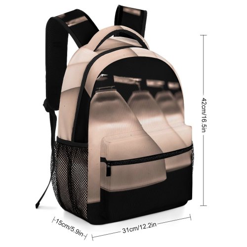 yanfind Children's Backpack  Serene  Dark Design Lamp Lights  Creativity Technology Electronics Light Preschool Nursery Travel Bag