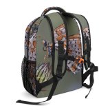 yanfind Children's Backpack Butterfly Insect Invertebrate Plant  Flower Birds Preschool Nursery Travel Bag