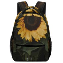 yanfind Children's Backpack Flora Beautiful Vase Flowers Sunflowers Leaves Hands Flower Preschool Nursery Travel Bag