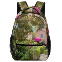 yanfind Children's Backpack Garden Arbour Outdoors Flagstone Avenue Raymond Poincaré Èze France Public Domain Preschool Nursery Travel Bag