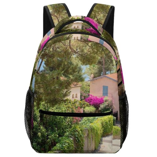 yanfind Children's Backpack Garden Arbour Outdoors Flagstone Avenue Raymond Poincaré Èze France Public Domain Preschool Nursery Travel Bag