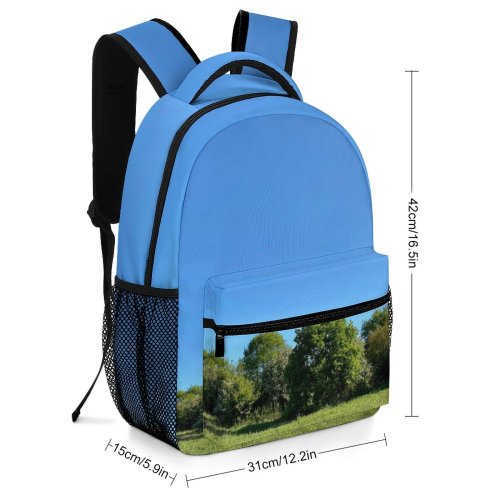yanfind Children's Backpack Field Grassland Outdoors Countryside Farm Rural Grass Plant Meadow Arrow Valley Country Preschool Nursery Travel Bag