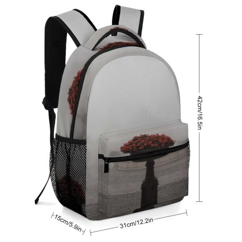 yanfind Children's Backpack Fog Mist Outdoors Grey Ba  Hills Da Nang Plant Flower Misty Preschool Nursery Travel Bag