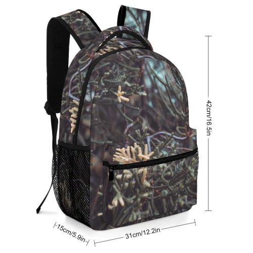 yanfind Children's Backpack Abies Pine Lonely Plant Pictures Stock Grey Tree Fir Free Leaves Preschool Nursery Travel Bag