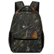 yanfind Children's Backpack Butterfly Insect Invertebrate Monarch  Flower Plant Grey Preschool Nursery Travel Bag