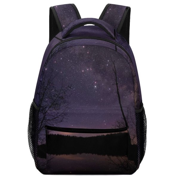 yanfind Children's Backpack Beautiful Scenery Astrophotography Starlight Twinkle Space Starfield Galaxy Cosmos Peaceful Stellar Tranquil Preschool Nursery Travel Bag