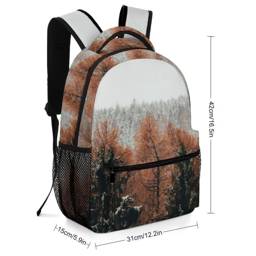 yanfind Children's Backpack Abies Pine Plant Domain Spruce Pictures Winter Tree Fir Wood Public Preschool Nursery Travel Bag