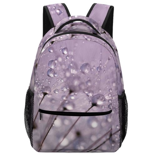 yanfind Children's Backpack Freshness Floral Photo Seeds Beautiful Plant Delicate Flowers Season Drop Macro Preschool Nursery Travel Bag