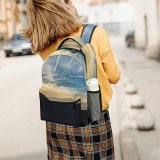 yanfind Children's Backpack Cloud Sky Outdoors Trentino Alto Adige Tyrol Italy Sunset Landscape Silhouette  Ray Preschool Nursery Travel Bag