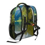 yanfind Children's Backpack Forest Clouds Wood Landscape Daylight Mountains Travel Hill River Outdoors Scenic Woods Preschool Nursery Travel Bag