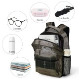 yanfind Children's Backpack Garden Arbour Outdoors Corridor Porch Crypt Road Arch Path Patio Conifer Plant Preschool Nursery Travel Bag