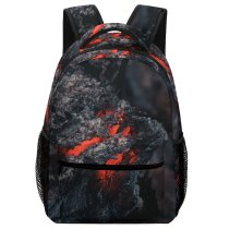yanfind Children's Backpack Eruption Fogo Domain Rock Pictures Winter Outdoors Fire Onfire Volcano HQ Preschool Nursery Travel Bag