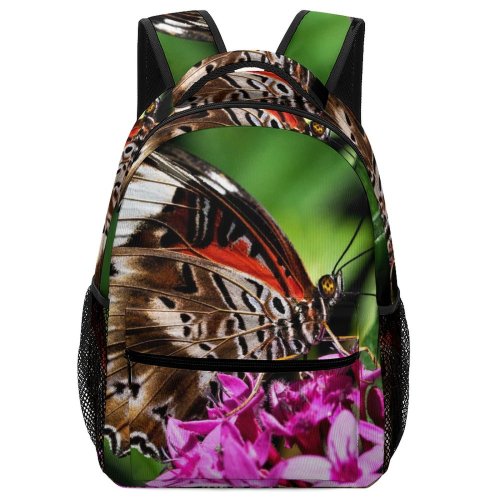 yanfind Children's Backpack Butterfly Australia Bee Honey Insect Invertebrate Cairns Botanic Gardens Conservatory Monarch Tongue Preschool Nursery Travel Bag