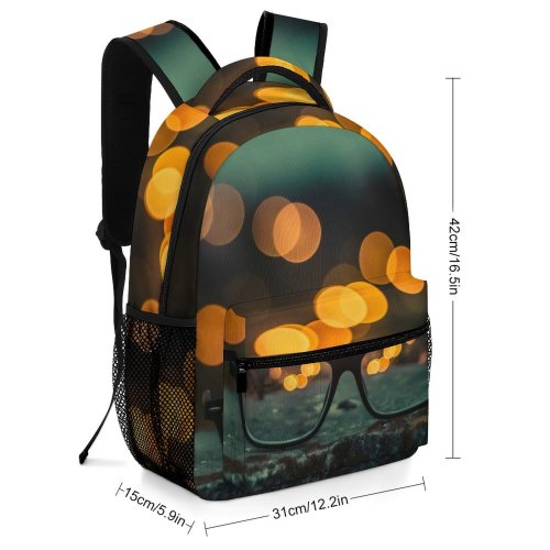 yanfind Children's Backpack  Bokeh Focus Field Eyewear Macro Depth Preschool Nursery Travel Bag