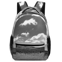 yanfind Children's Backpack Desert Deserts Road Roads High Oregon Cloud Clouds Sky Skies Sunlight Preschool Nursery Travel Bag