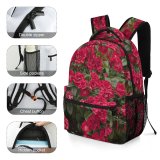 yanfind Children's Backpack Flower Plant  Geranium Rose Petal Portland Usa Rosebush Stock Preschool Nursery Travel Bag