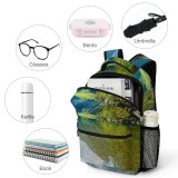 yanfind Children's Backpack Forest Clouds Wood Landscape Daylight Mountains Travel Hill River Outdoors Scenic Woods Preschool Nursery Travel Bag