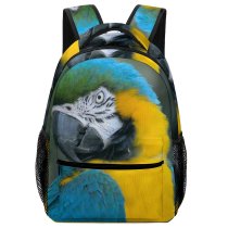 yanfind Children's Backpack Birds Parrot Macaw Beak Tropical Feather Beautiful Stock Preschool Nursery Travel Bag