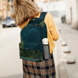 yanfind Children's Backpack Backlit Tree Dark Clouds Sunset Landscape Evening Space Light Galaxy Scenic Starry Preschool Nursery Travel Bag