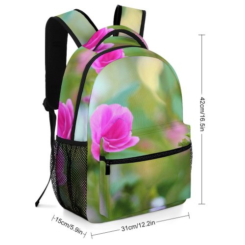 yanfind Children's Backpack  Flower Geranium Plant Rose Petal Creative Commons Preschool Nursery Travel Bag