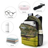 yanfind Children's Backpack Field Grassland Outdoors Birds Countryside Paddy Kerala India Building Rural Hut Stock Preschool Nursery Travel Bag
