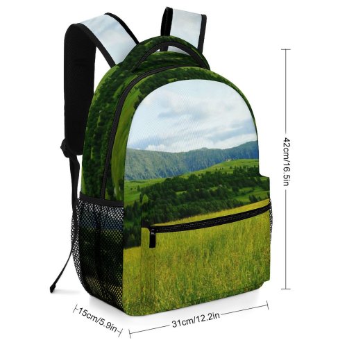 yanfind Children's Backpack Field Grassland Outdoors Countryside Meadow Rural Farm Pasture Ranch Public Domain Preschool Nursery Travel Bag