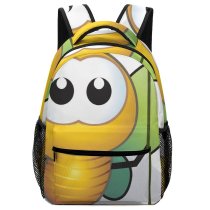 yanfind Children's Backpack Cartoon Insect Joy Leaf Honeybee Bee Membrane Winged Art Happy Bumblebee Preschool Nursery Travel Bag