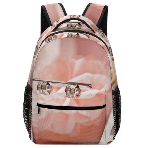 yanfind Children's Backpack Elegant Luxury Silver Wedding Rings Jewelry Flower Gold Preschool Nursery Travel Bag