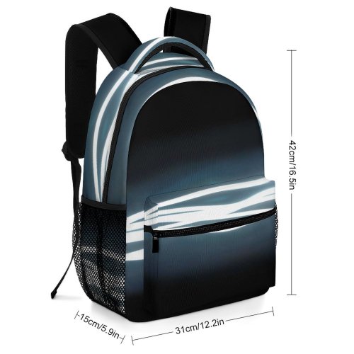 yanfind Children's Backpack Electricity Electrons Electric Electron Sparks Motion Vaccum Texture Blurs Strange Preschool Nursery Travel Bag