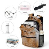yanfind Children's Backpack Funny Curiosity Sit Cute Little Young  Portrait Kitten Pet Whisker Downy Preschool Nursery Travel Bag