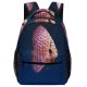 yanfind Children's Backpack Biology Beautiful  Underwater Aquatic Marine Aquarium Wildlife Salt Sea  Fish Preschool Nursery Travel Bag