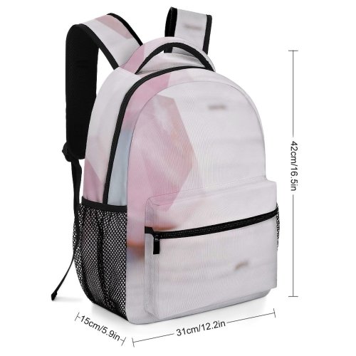 yanfind Children's Backpack  Art Focus Pastel Gem Jewel Still  Healing Crystal Preschool Nursery Travel Bag