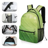 yanfind Children's Backpack  Focus Dew  Waterdrops Light Moisture Macro Growth  Droplets Garden Preschool Nursery Travel Bag