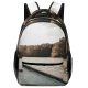 yanfind Children's Backpack Boat Rope Sky  Summer Travel Watercraft Outdoors Scenic Trees Lake Clouds Preschool Nursery Travel Bag