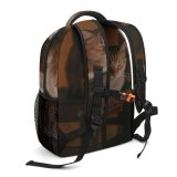 yanfind Children's Backpack Kitty Furniture Pet Seat Wooden Sleeping Resting Felidae Tabby Whiskers Wood Rest Preschool Nursery Travel Bag