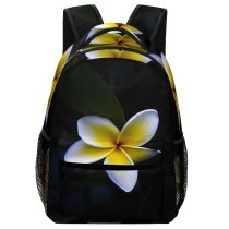 yanfind Children's Backpack Flower Hawaii Tropical Petal Flora Plant  Contrast Alone Hawaiian Stock Preschool Nursery Travel Bag